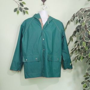5/$18 Van Heusen Sportswear Teal Oversized Rain Coat